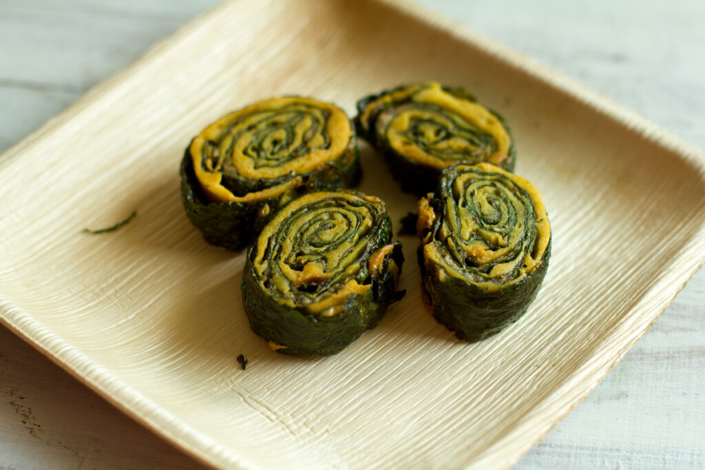 Arbi colocasia pakoda fritters