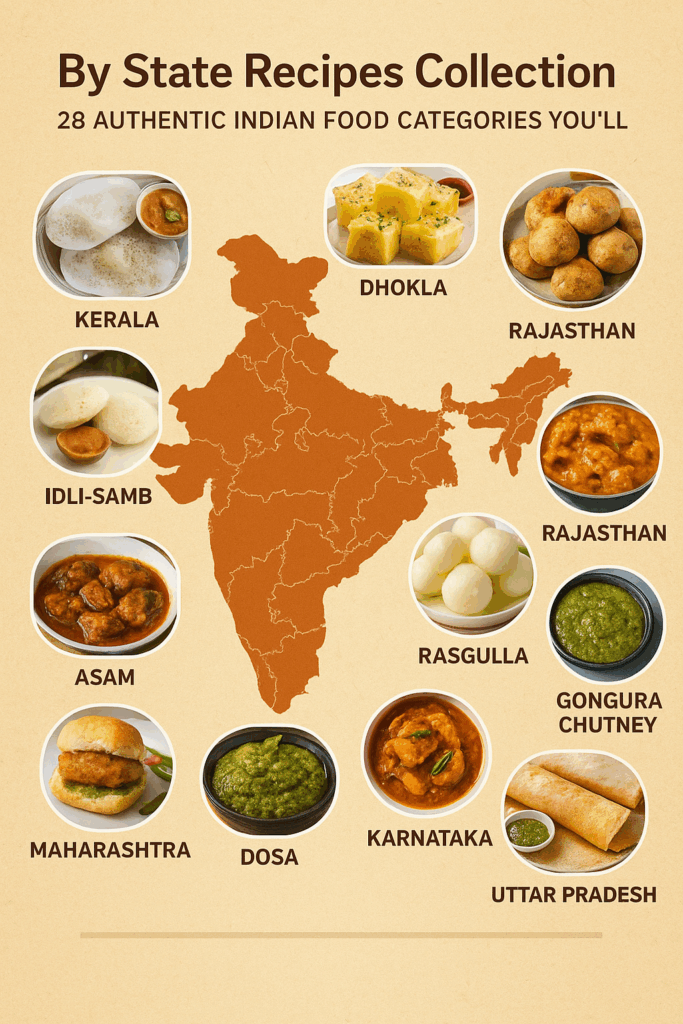 By State Recipes Collection: 28 Authentic Indian Food Categories You’ll Love
